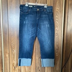 Kut from the Kloth Distressed Crop